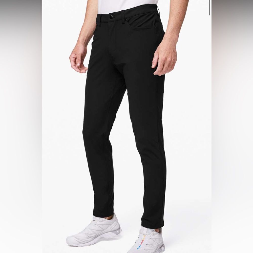 Lululemon ABC pants, slim warp stream